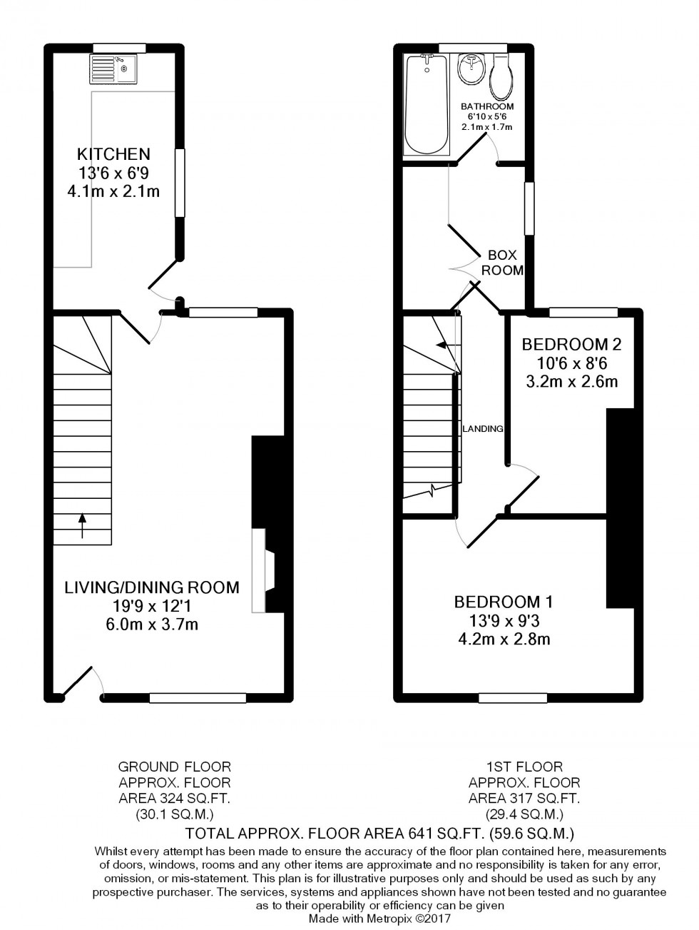 Floorplan for Orchard Street, Brecon, Powys
