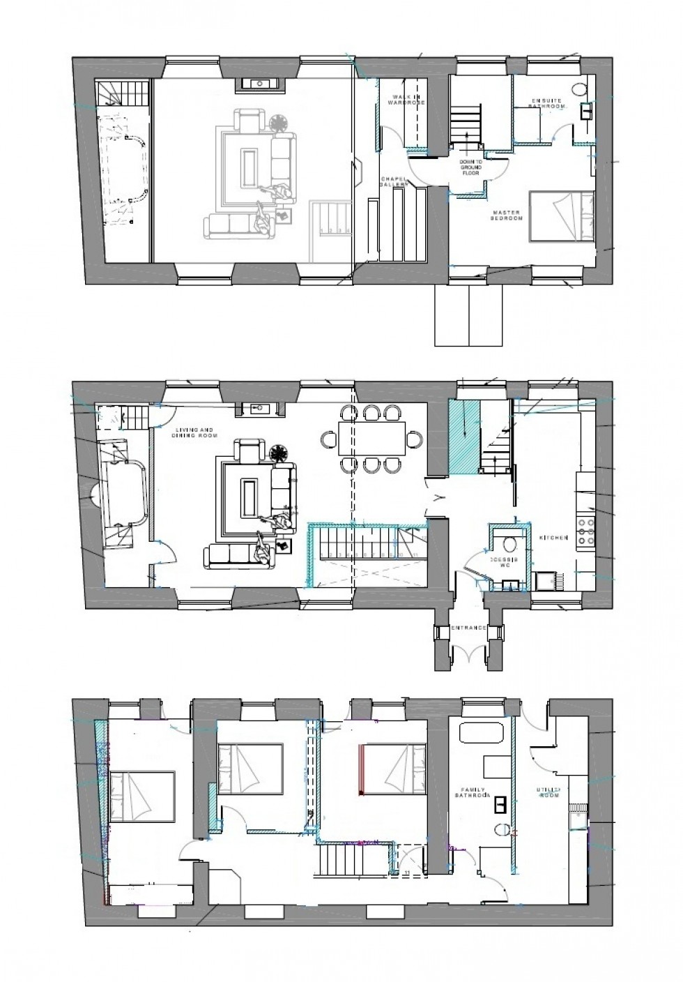 Floorplan for Clydach, Abergavenny, Monmouthshire