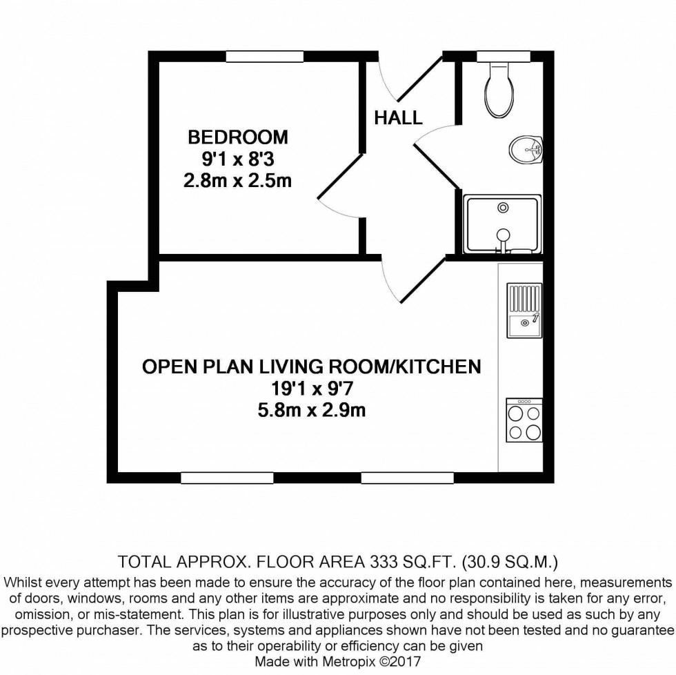 Floorplan for Watton, Brecon, Powys