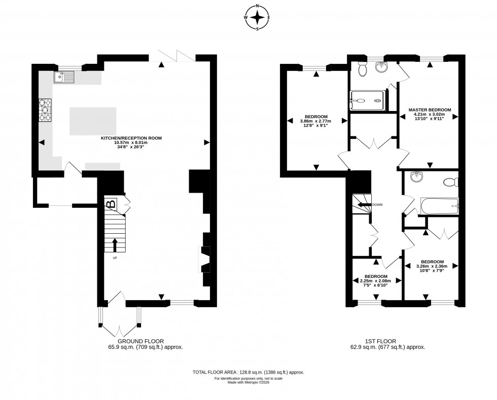 Floorplan for Garth, Llangammarch Wells, Powys