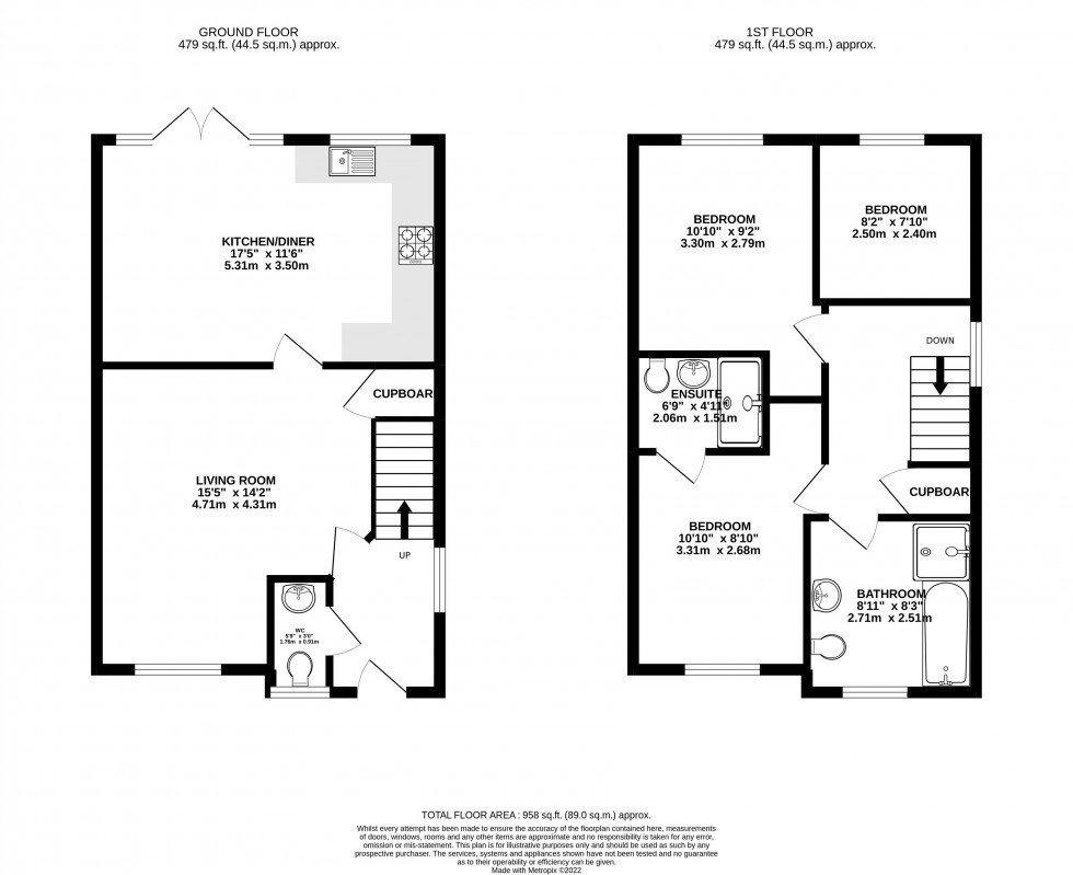 Floorplan for Brecon, Powys