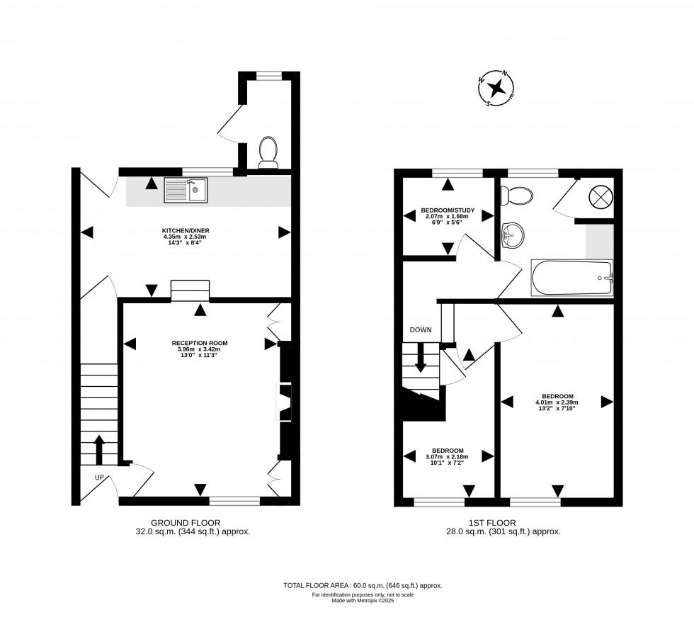 Floorplan for Llangammarch Wells, Powys