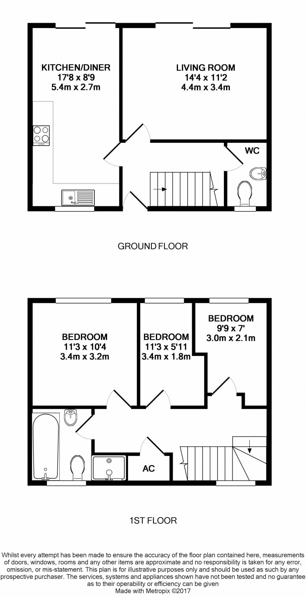 Floorplan for Maes Y Ffynnon, Brecon, Powys