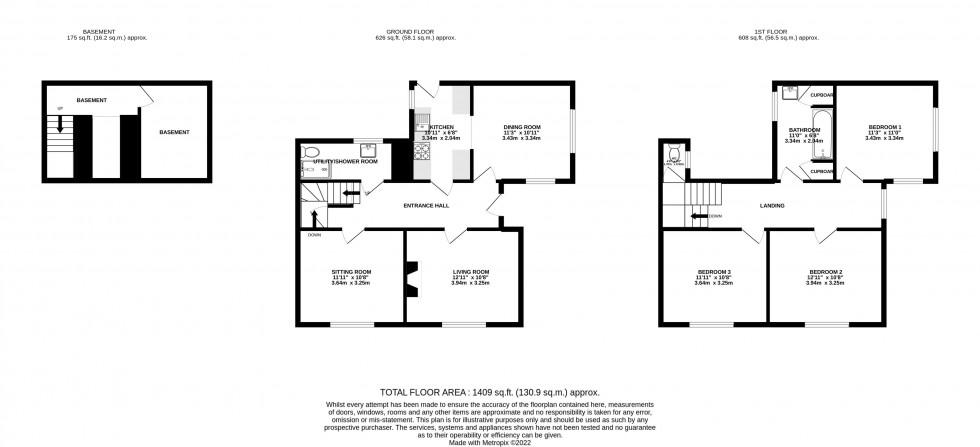 Floorplan for New Road, Crickhowell, Powys