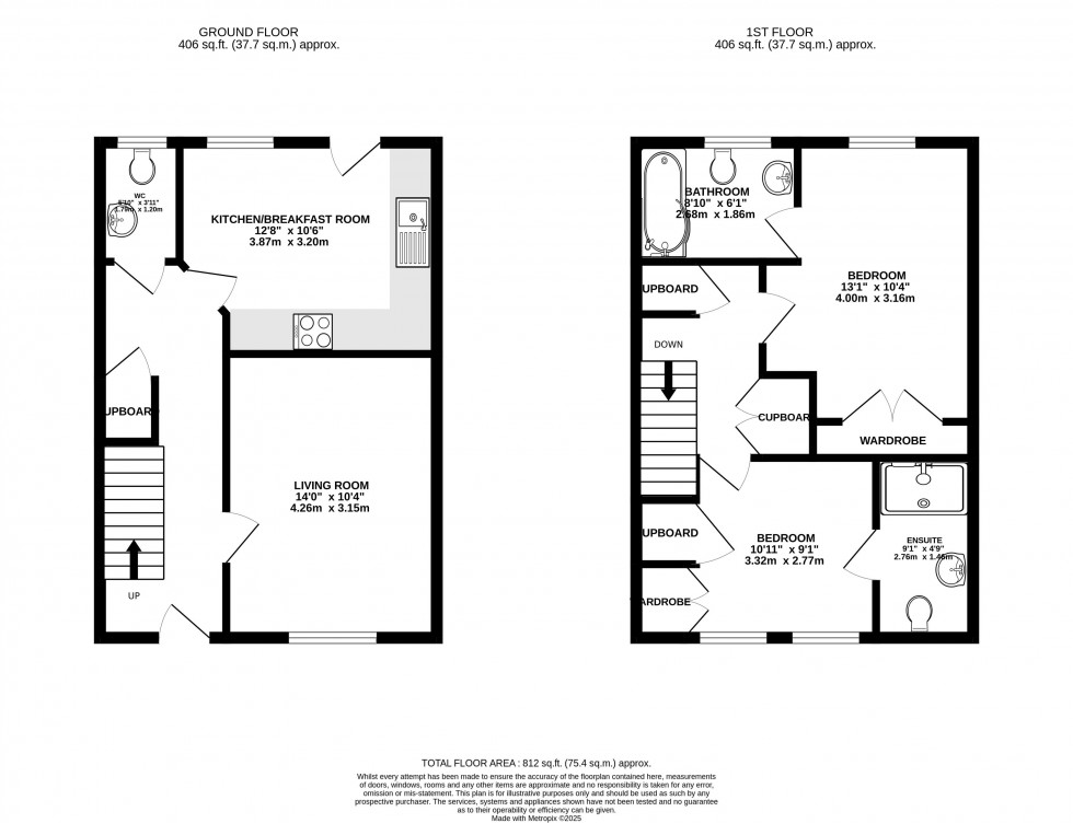 Floorplan for Brecon, Powys
