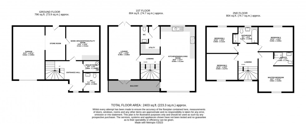 Floorplan for Heol Min Afon, Abergavenny, Monmouthshire