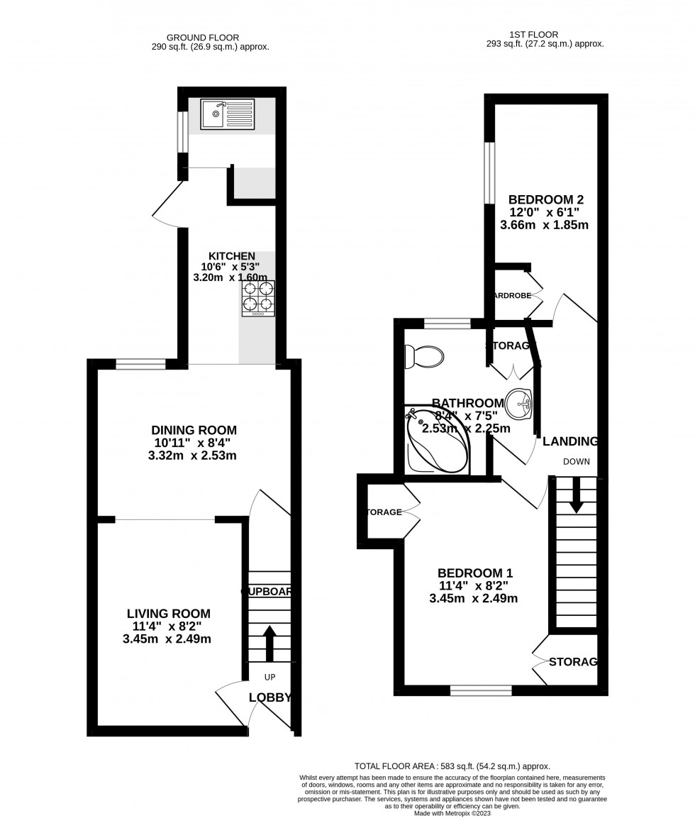 Floorplan for Brynmawr, Ebbw Vale, Blaenau Gwent