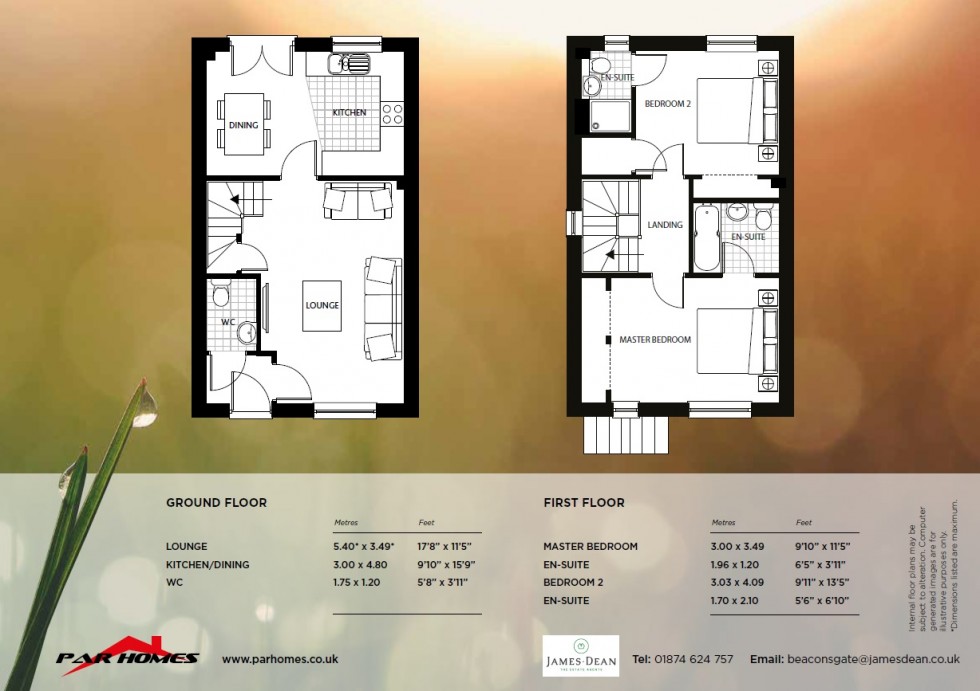 Floorplan for Brecon, Powys