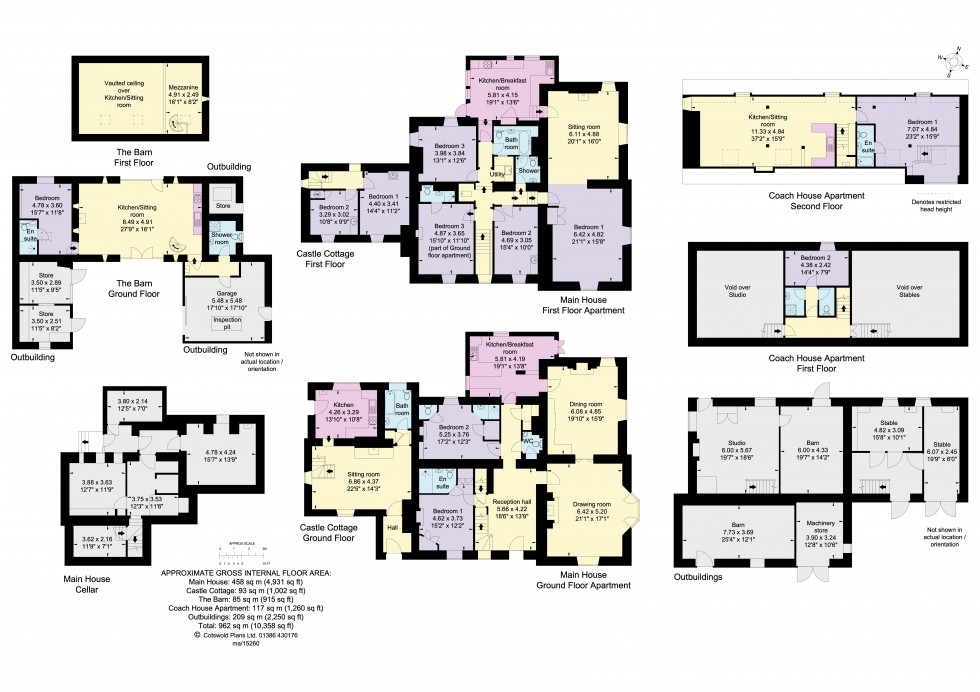 Floorplan for Bronllys, Brecon, Powys