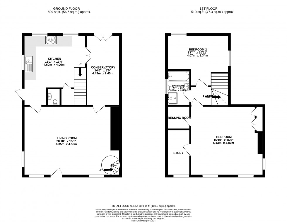 Floorplan for Merthyr Cynog, Brecon, Powys