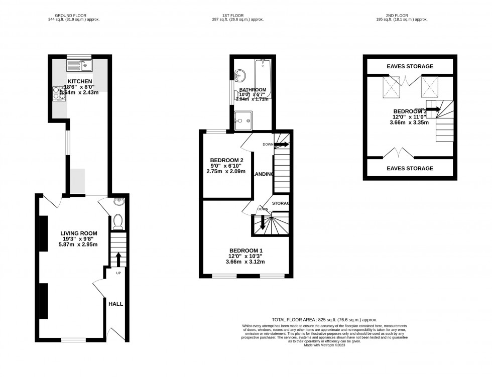 Floorplan for Union Road East, Abergavenny, Monmouthshire