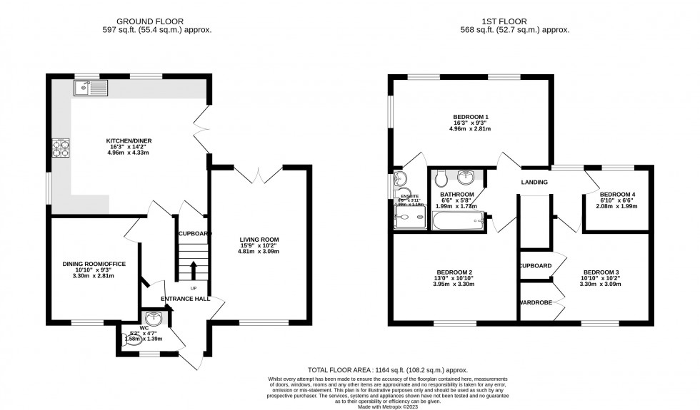 Floorplan for Llanfoist, Abergavenny, Monmouthshire