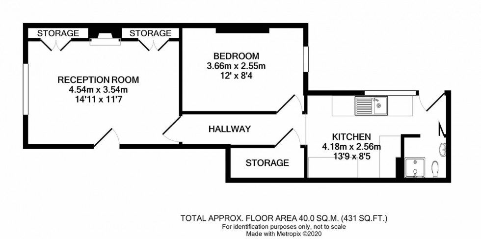 Floorplan for West Street, Builth Wells, Powys