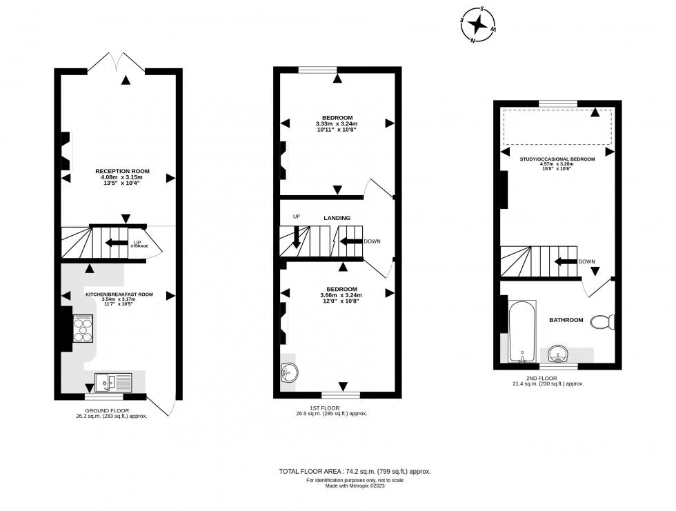 Floorplan for Castle Road, Builth Wells, Powys
