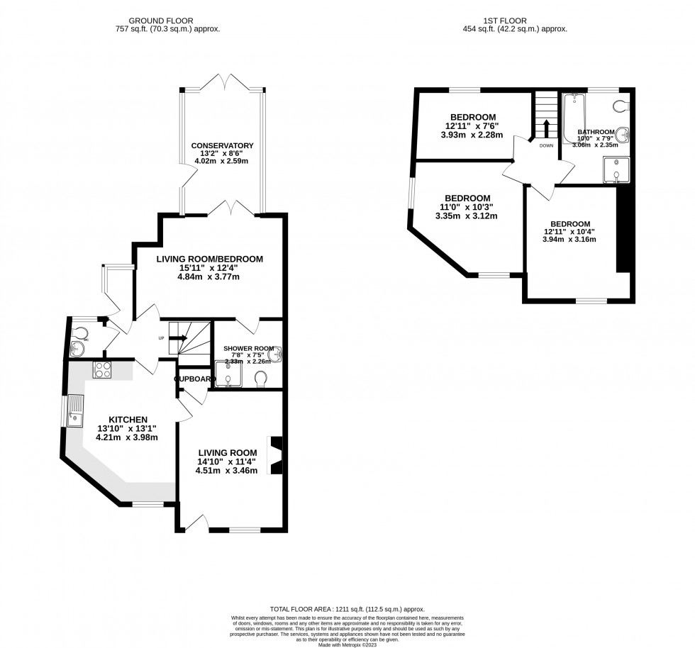 Floorplan for Hay-On-Wye, Hereford, Powys