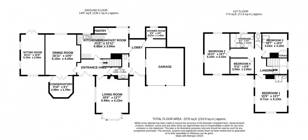 Floorplan for Govilon, Abergavenny, Monmouthshire