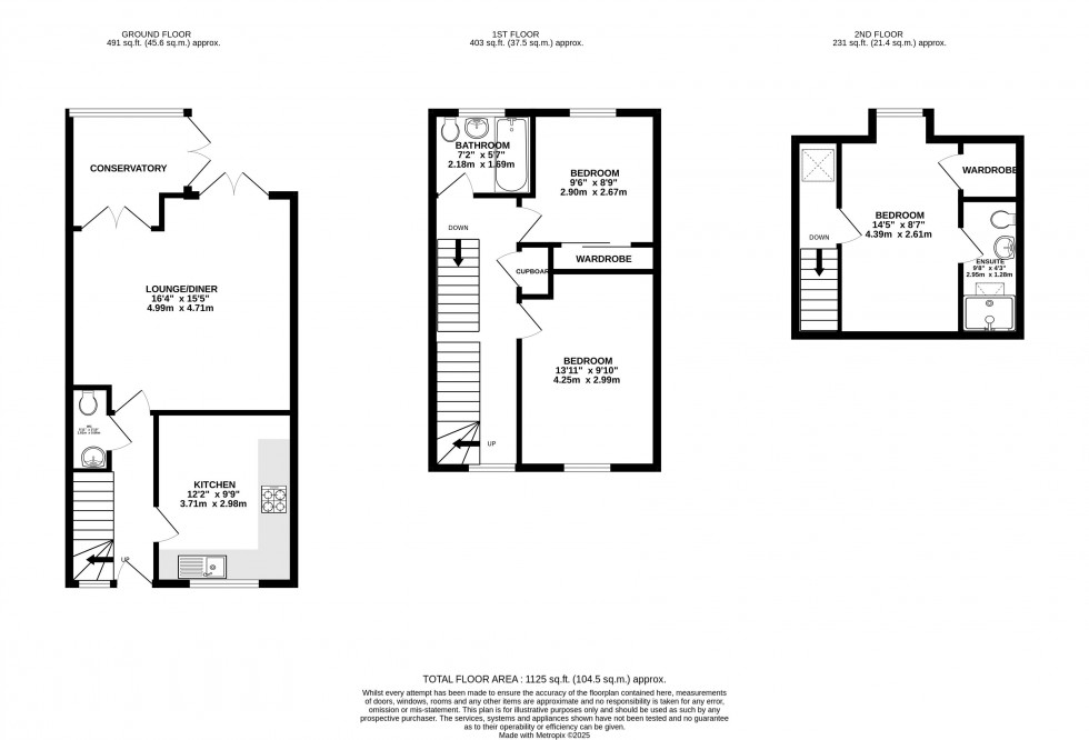 Floorplan for Canal Road, Brecon, Powys