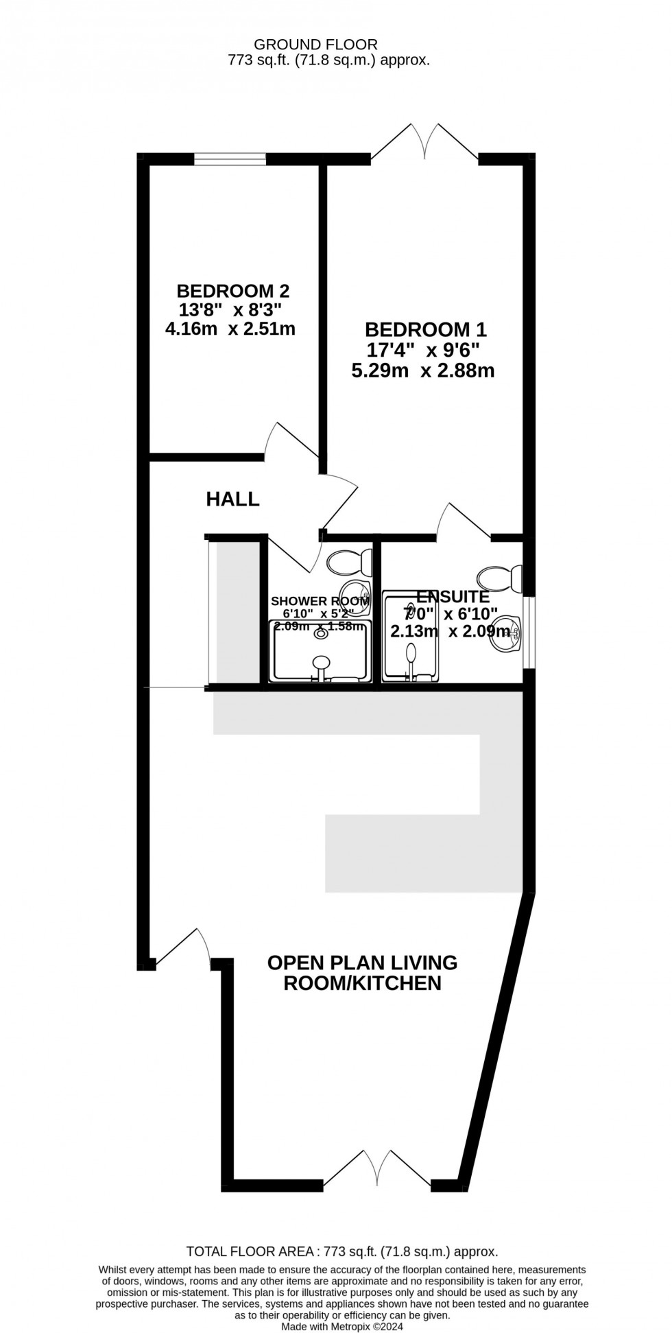 Floorplan for Langstone, Newport