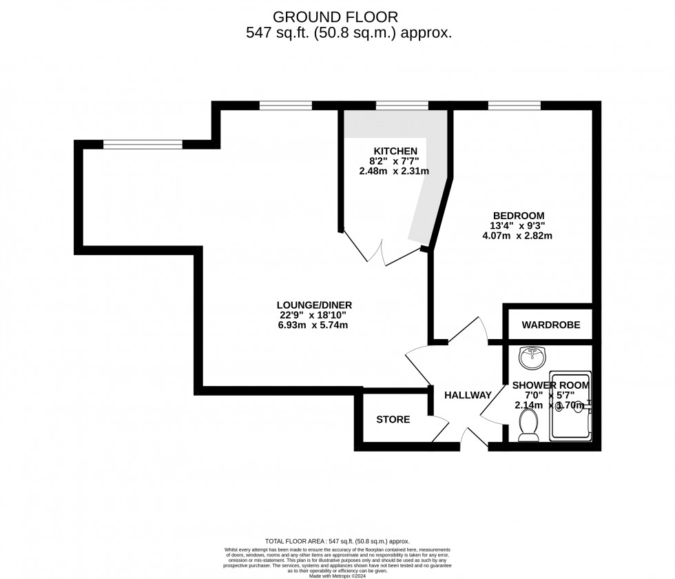 Floorplan for Heol Gouesnou, Brecon, Powys