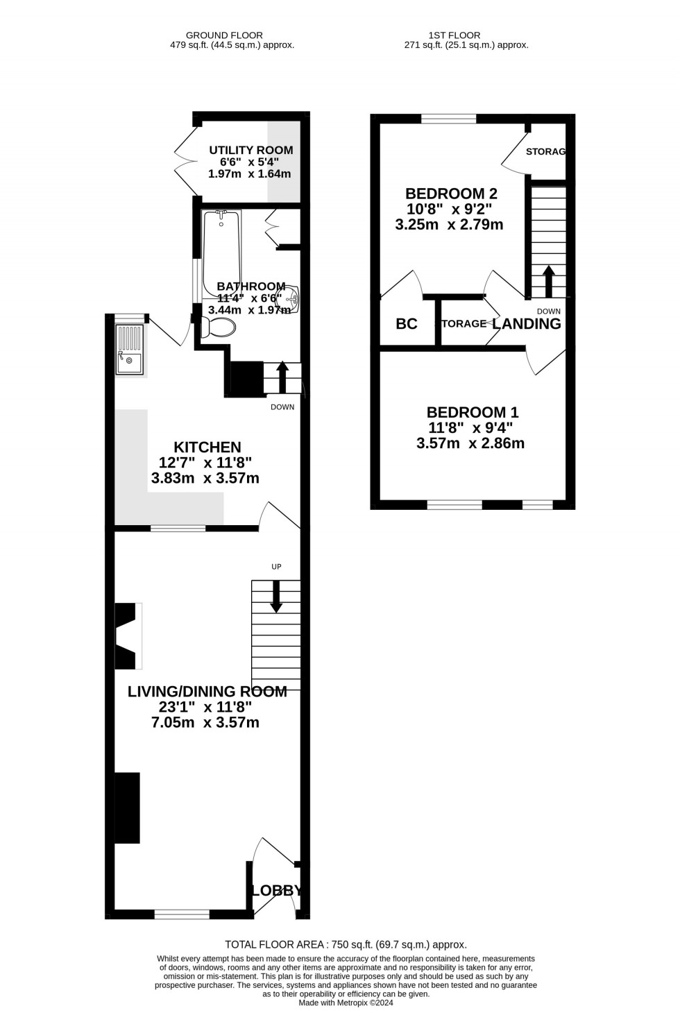Floorplan for Blaenavon, Pontypool, Torfaen