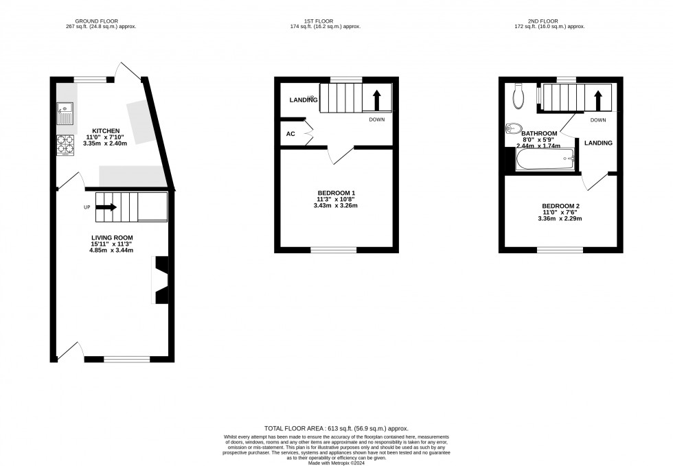 Floorplan for Llanfaes, Brecon, Powys