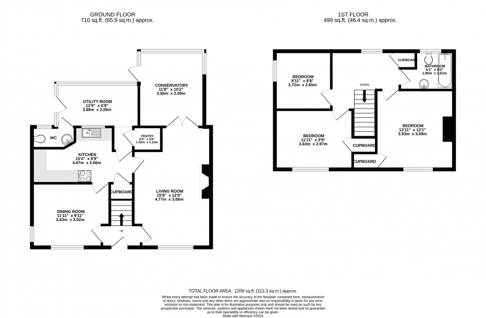 Floorplan for Sennybridge, Brecon, Powys
