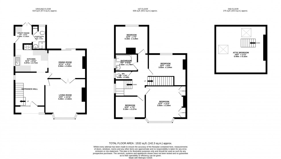 Floorplan for Camden Road, Brecon, Powys
