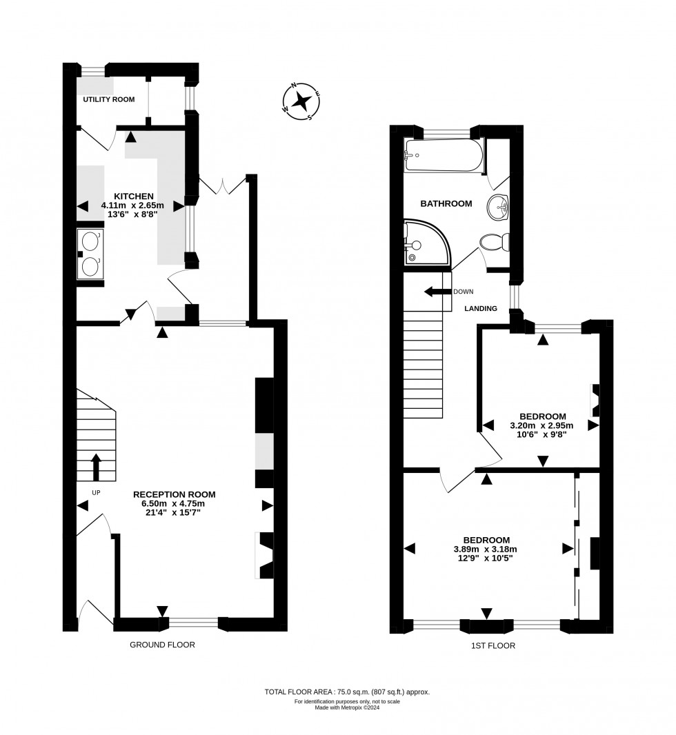 Floorplan for Llanelwedd, Builth Wells, Powys