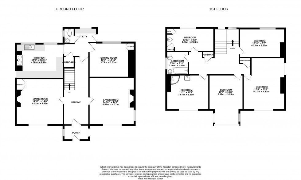 Floorplan for Bwlch, Brecon, Powys