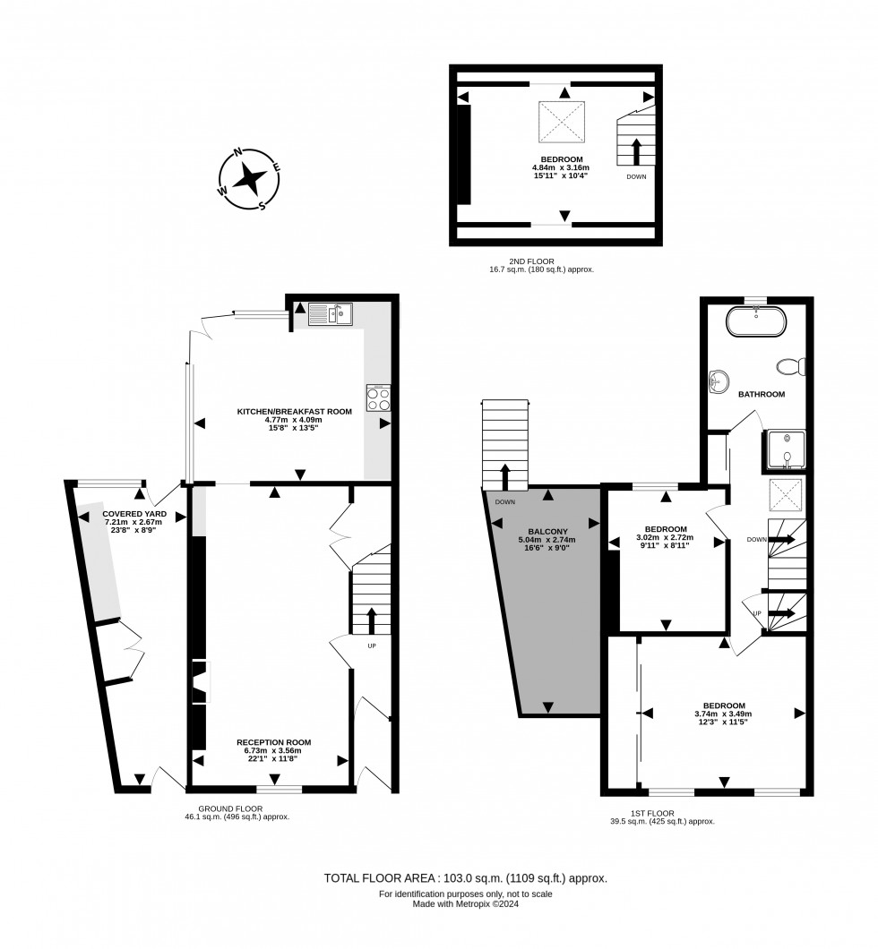 Floorplan for Church Street, Builth Wells, Powys