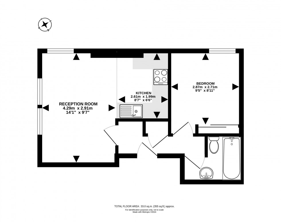 Floorplan for Temple Street, Llandrindod Wells, Powys