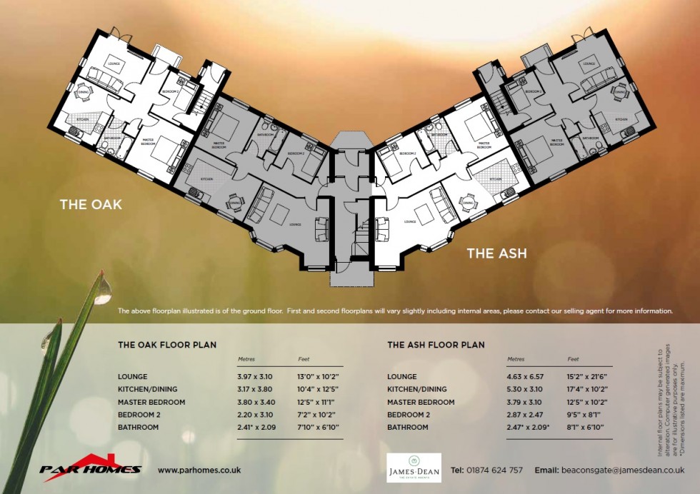 Floorplan for Hoggan Park, Brecon, Powys
