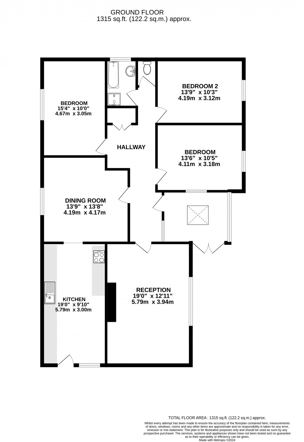Floorplan for Velindre, Brecon, Powys