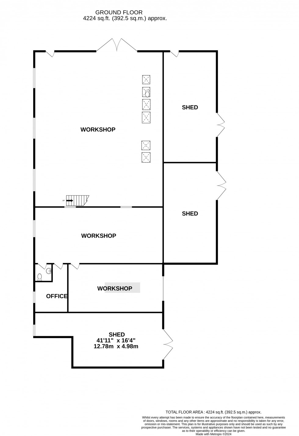 Floorplan for Velindre, Brecon, Powys