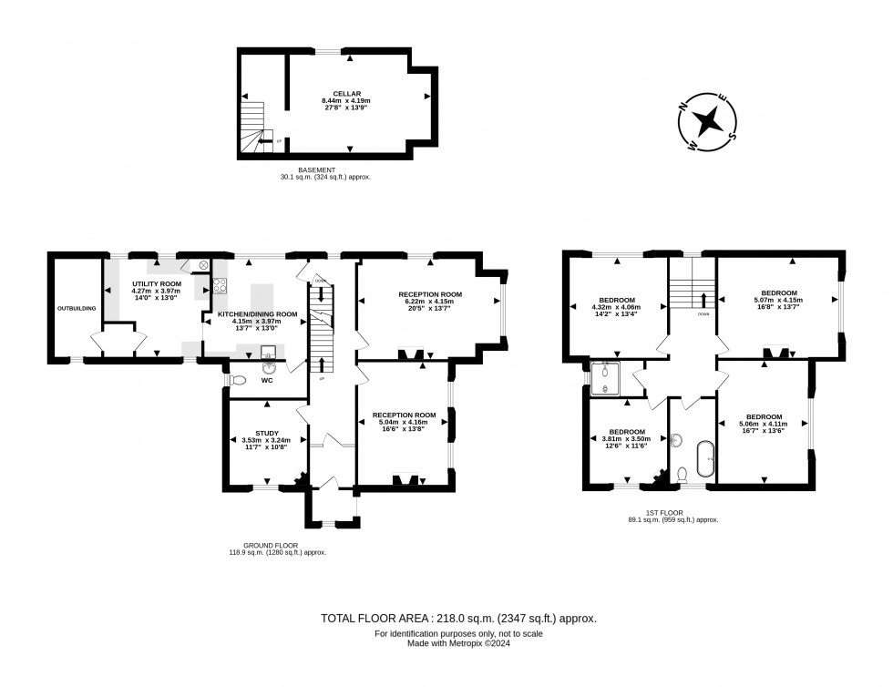 Floorplan for Abergwesyn, Llanwrtyd Wells, Powys