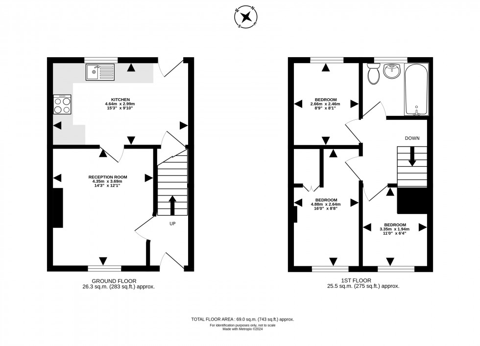 Floorplan for Beulah, Llanwrtyd Wells, Powys