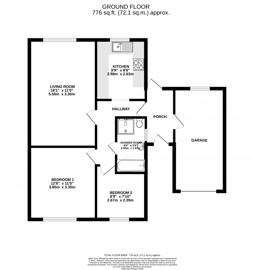 Floorplan for Parc Pendre, Brecon, Powys