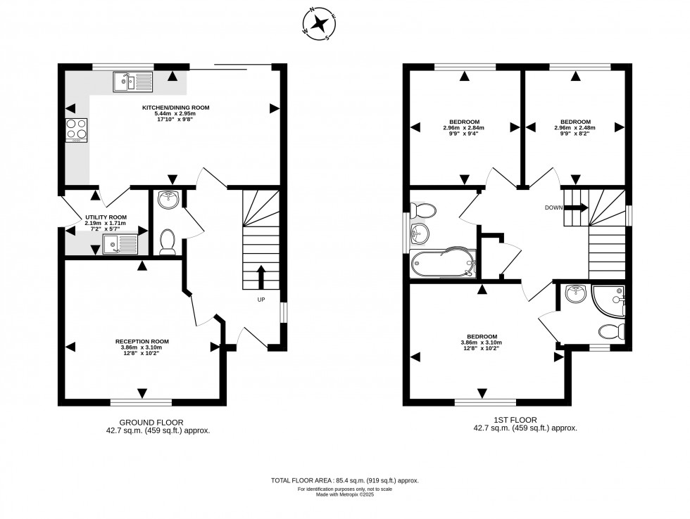 Floorplan for Cilmery, Builth Wells, Powys