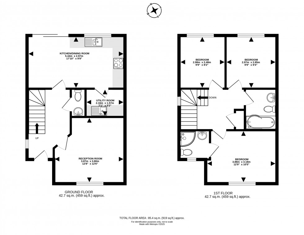 Floorplan for Cilmery, Builth Wells, Powys