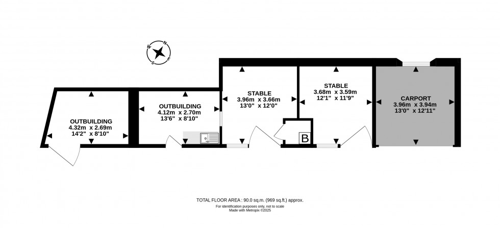 Floorplan for Llanbadarn Fynydd, Llandrindod Wells, Powys
