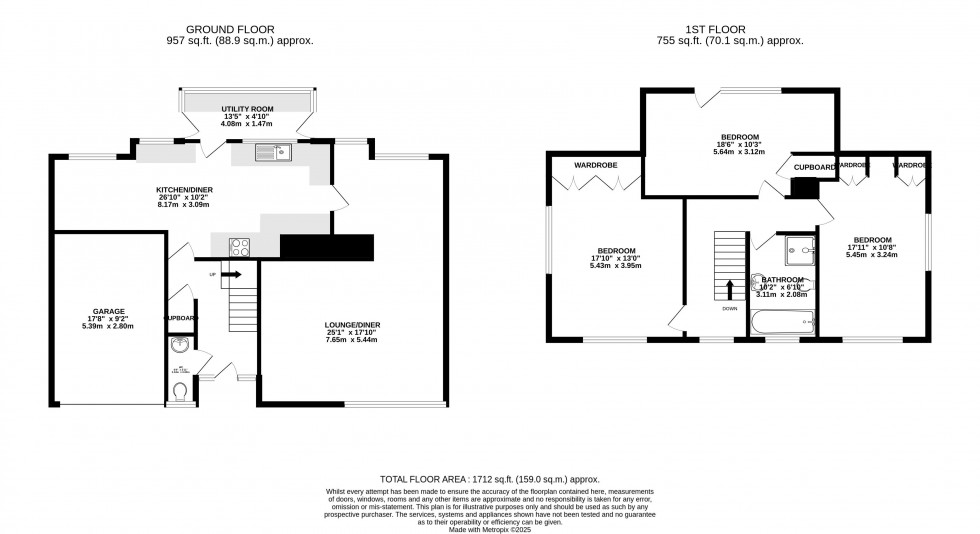 Floorplan for Llanddew, Brecon, Powys
