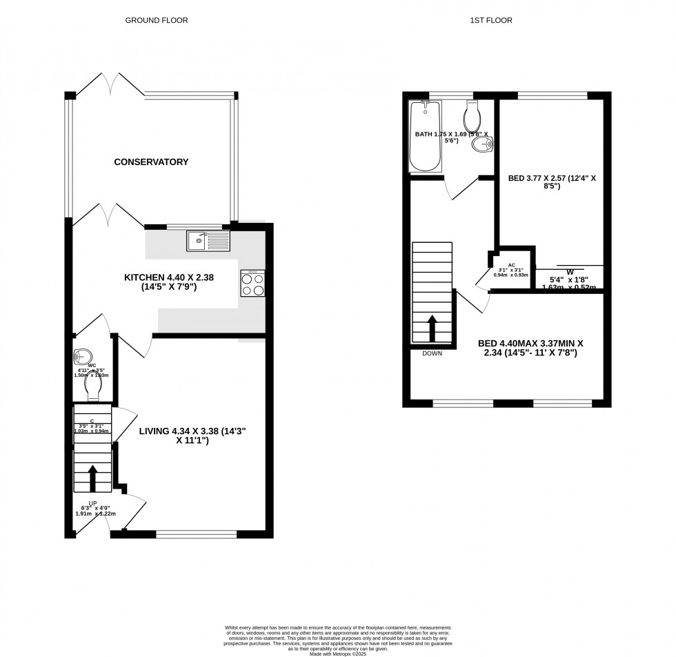 Floorplan for Heol Gouesnou, Brecon, Powys