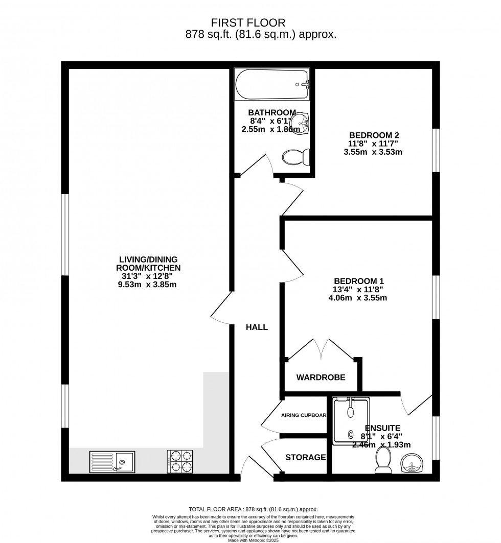 Floorplan for Sarno Square, Abergavenny, Monmouthshire