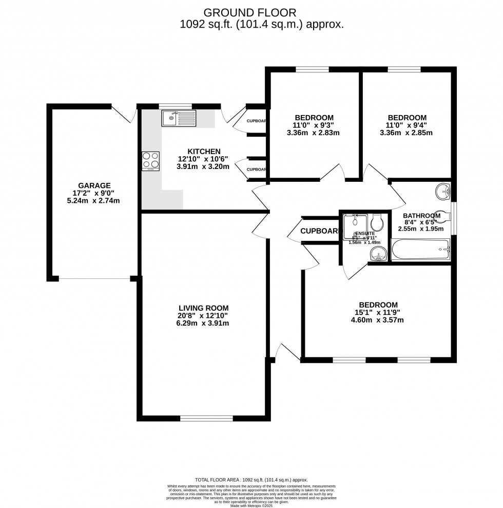 Floorplan for Beacons Park, Brecon, Powys