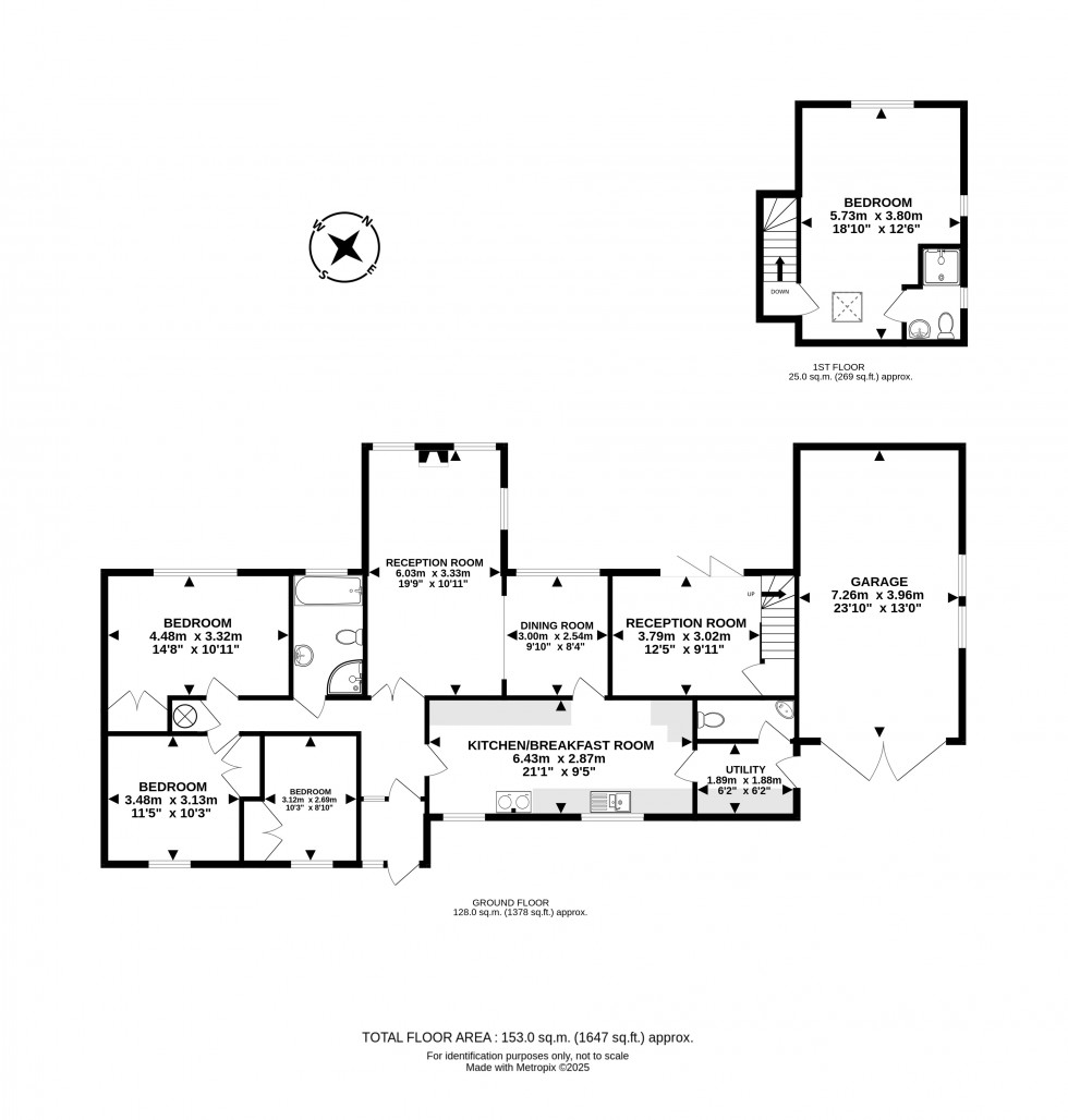 Floorplan for Cefn Gorwydd, Llangammarch Wells, Powys