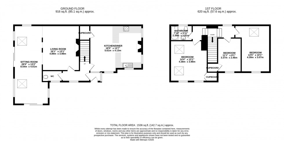 Floorplan for Llangorse, Brecon, Powys