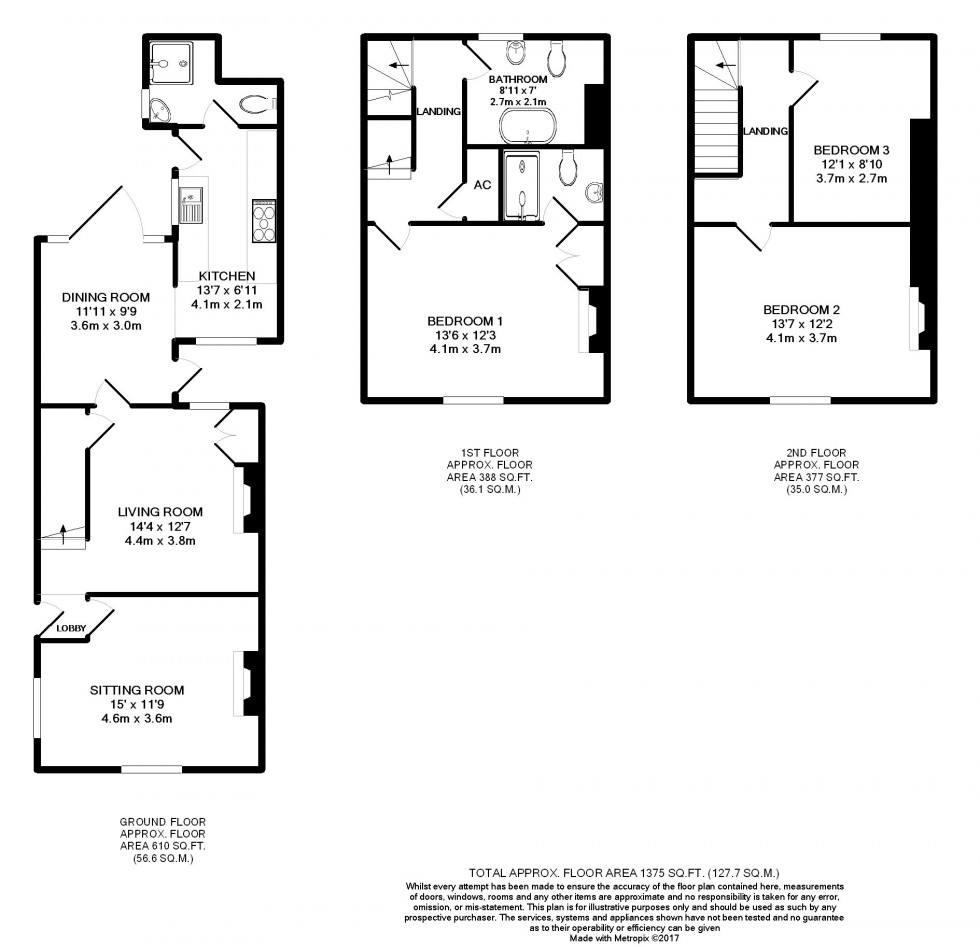 Floorplan for Watton, Brecon, Powys