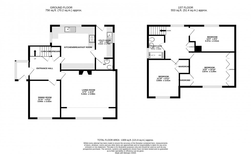 Floorplan for Dorlangoch, Brecon, Powys
