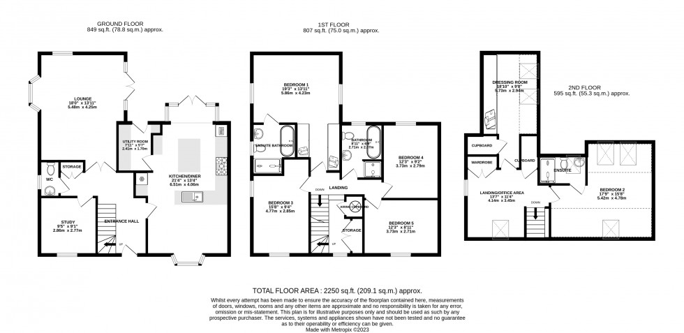 Floorplan for Llanfoist, Abergavenny, Monmouthshire