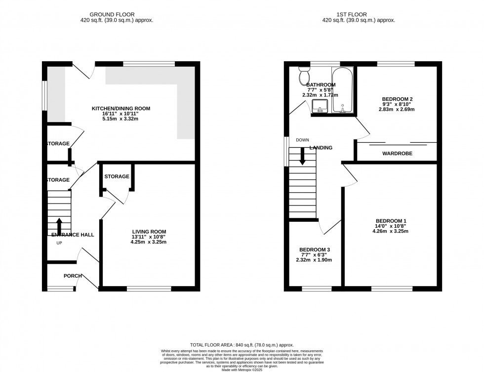 Floorplan for Brynmawr, Ebbw Vale, Blaenau Gwent